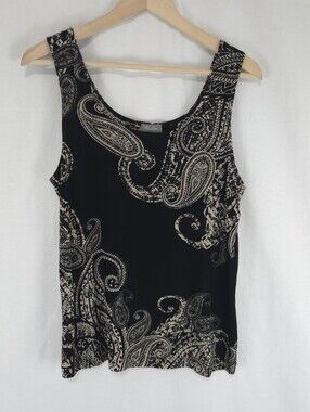 Travelers By Chico's Women's Paisley Print Tank Top